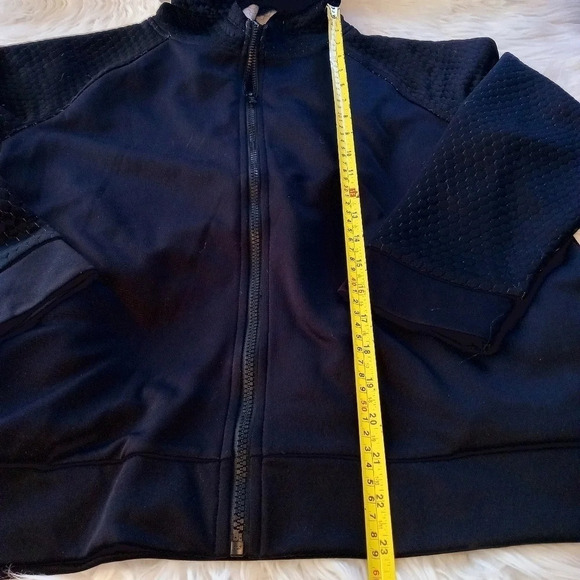 Xercion womans black fleece zipup jacket Sz 3Xl - Picture 3 of 8